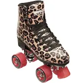 Impala Rolschaatsen - Quad Skate - Bruin Leopard - - 35 - Rolschaatsen