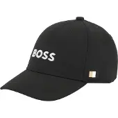 BOSS Kinderpet van katoenen twill met logostiksel Maat 58