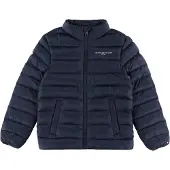 Tommy Hilfiger Winterjas 'Essential Lightweight Down' marine / wit