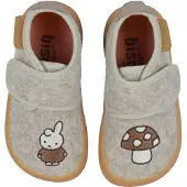 Bisgaard X Miffy Pantoffels - Wol - Blootsvoets - Zand - - 25 - Pantoffels