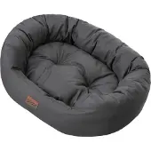 Doggy Hondenmand L 75x60 cm - Waterdicht & Uitneembaar Matras - Grijs