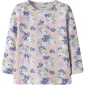 Name it Shirt 'Hello Kitty' lichtblauw / geel / rosa / wit