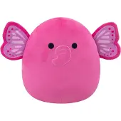 Squishmallows - Large Plush 40cm Evelyn - Hot Pink Butterfly Elephant