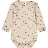 Müsli Rompertje/body beige / mosterd / grafiet