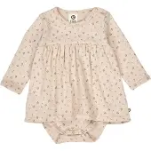 Müsli Rompertje/body beige / olijfgroen / lichtroze