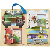 Melissa & Doug Houten Activiteitenbord Met Slot En Grendel (806100) Speelgoed