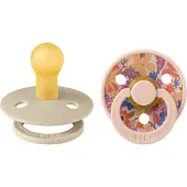 BIBS X Liberty Colour Schnuller - 2er-Pack - Gr. 2 - Rund - Blus - - 6-18 mt - Schnuller