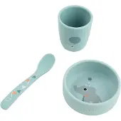 Done by Deer Stick & Stay Celebration First Meal Set Blauw