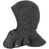 Joha Balaclava - Wol/Katoen - 2-lag - Donkergrijs - - 52 cm - Balaclavas - Dubbel