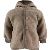 Engel Vest - Wol - Gevlekt Walnoot - - 62/68 - Vesten