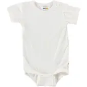 Joha Romper s/s - Bamboe - Wit - - 70 - Rompers Korte Mouw