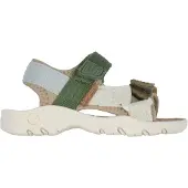 Bisgaard Open schoenen 'Nico' lichtbeige / bruin / kaki / mintgroen