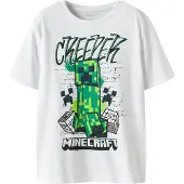 Name it Shirt 'NKMDI MINECRAFT' groen / appel / zwart / wit