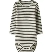 Name it Rompertje/body 'NBNBani' zwart / wit