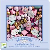 Djeco Kralen- en juwelencreatie Arc-en-ciel houten kralen