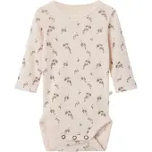 Name it Rompertje/body 'NBFNOEL NIA' bruin / pastelroze