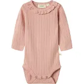 Lil´ Atelier Rompertje/body 'NBFRachel' oudroze