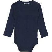Joha Romper - Wol/Zijde - l/s - Navy - - 100 - Rompers Lange Mouw