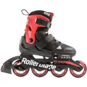 Rollerblade Rolschaatsen - Microblade - Black/Rood - Skeelers - - 33/36 - Rolschaatsen