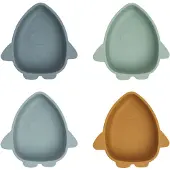 Liewood Kommen - Silicone - 4-pack - Iggy - Space Blue Multi Mix - - OneSize - Kom