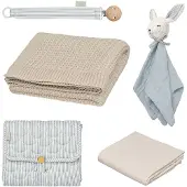 Cam Cam GeschenkBox - Babyparty - Classic+ Streifen Blue - - One Size - Schmusetücher