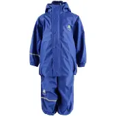 CeLaVi Kinderen Effen PU Basic Regenpak Oceaan Blauw Oceanblue