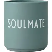 Design Letters favoriete mok 25 cl Soulmate (Groen)