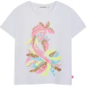 Billieblush Shirt neongeel / pink / natuurwit