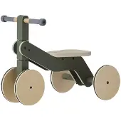 Flexa Loopfiets - Binnen - Hout - Play - Dusty Green/Birch Laag - - OneSize - Loopfietsen