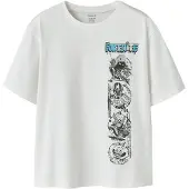 Name it Shirt 'NKMMod Fortnite' blauw / zwart / wit