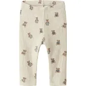 Name it Leggings - Rib - NbmDenkab - Peyote Melange - - 74 - Leggings