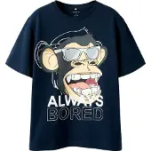 Name it Shirt 'NKMFADDY' chamois / navy / donkergrijs / wit