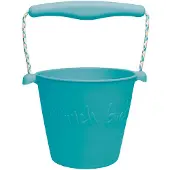 Scrunch Speelgoedemmer - Blauw - Opvouwbaar - Recycleerbaar