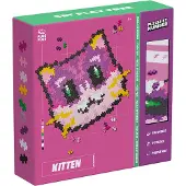 Plus plus Puzzle by Number Kat Poes 500 stukjes - 3960 - Puzzel en bouwspeelgoed in 1 - Vanaf 5 jaar