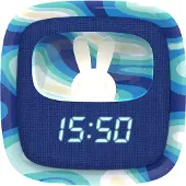 Mobility On Board Wekker met nachtlampje Billy Clock and Light Blauw