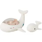 Cloud B Tranquil Whale White Family Muzikale Babyprojector met batterijen 3x AA en babywalvis