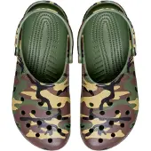 Crocs Clogs 'Classic' donkerbruin / kaki / olijfgroen / zwart