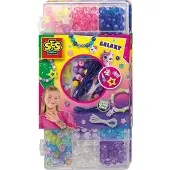 SES Creative Galaxy Sieraden Maken - Kralenset met Sterkralen - Voor Meisjes vanaf 3 Jaar - Schoencadeautjes Sinterklaas