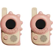 The Zoofamily Walkie-Talkies - Dino Pink - - One Size - Kuscheltiere