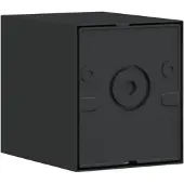 vidaXL Buitenwandlamp gegoten aluminium zwart