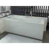 Besco TALIA ligbad 160 x 75 cm wit met acrylpaneel