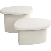 Zijlstra Salontafelset Marbella Elegance-marmer Composiet - - Salontafel - Wit - Composiet