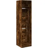 vidaXL Kledingkast 50x50x200 cm bewerkt hout gerookt eikenkleurig