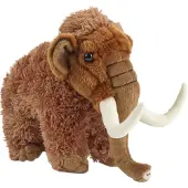 Living Nature Knuffel - 26x23 cm - Wol Mammout - Large - Bruin - - OneSize - Knuffels