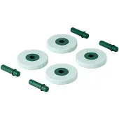 Modu 4x Foam Wheels - 4-pack - Ocean Mint/Voorkant Green - - OneSize - Motoriek speelgoed