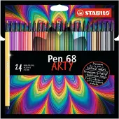 Stabilo Arty Premium Pen 68 Marker Case Veelkleurig Kinderen