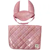 By ASTRUP Zadeldek voor gekke paarden - Roze m. Glitter - - OneSize - Speelgoed