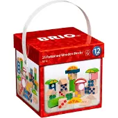 BRIO 25 Houten blokken met patroon - 30112