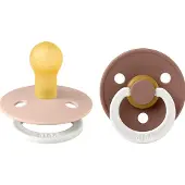 BIBS Fopspeen Glow Blush/Woodchuck 0-6 Mnd 2 St