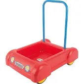 Dantoy Classic+ Loopwagen - 45x48 cm - Rood - - OneSize - Loopwagens